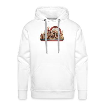 Amusement-Park Theme-Park Carnival-fair - Men's Premium Hoodie - white - Front - Liam (192cm)