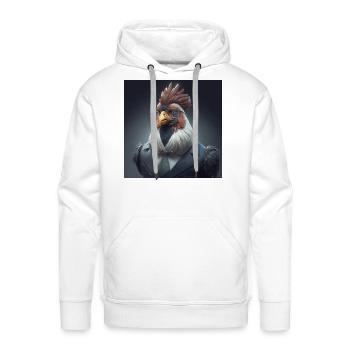 chicken suit - Men's Premium Hoodie - white - Front - Liam (192cm)