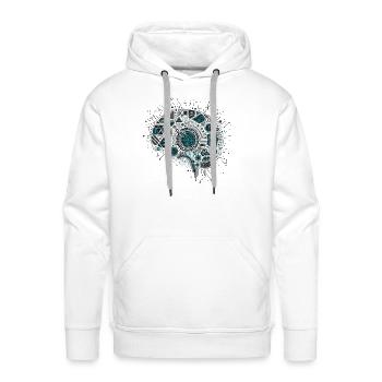 AI Art Print - Men's Premium Hoodie - white - Front - Liam (192cm)
