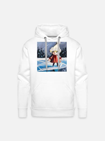 Winter fun - Men's Premium Hoodie - white