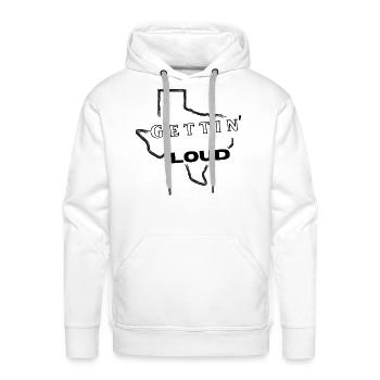 Gettin' Loud - Men's Premium Hoodie - white - Front - Liam (192cm)