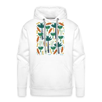 Tropical Dream - Men's Premium Hoodie - white - Front - Liam (192cm)