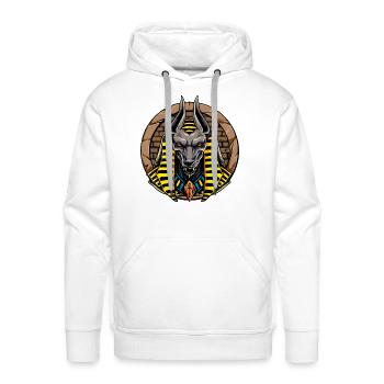 Egyptian Mythology Egypt Tee Egyptian Mythology - Men's Premium Hoodie - white - Front - Liam (192cm)