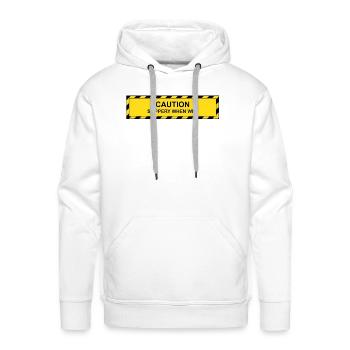 Slippery When Wet - Men's Premium Hoodie - white - Front - Liam (192cm)