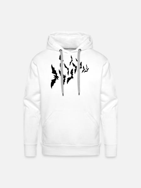 Bats - Men's Premium Hoodie - white