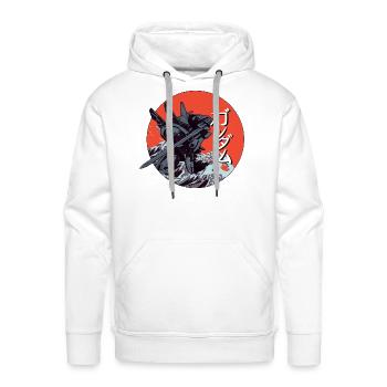 Monster G - Men's Premium Hoodie - white - Front - Liam (192cm)