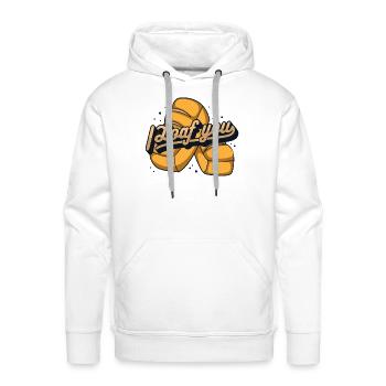 I Loaf You Bread Maker Bread Dough Bread Queen - Men's Premium Hoodie - white - Front - Liam (192cm)