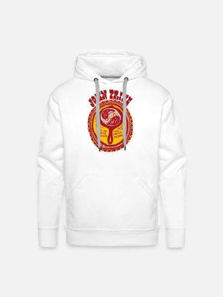 john prine - Men's Premium Hoodie - white