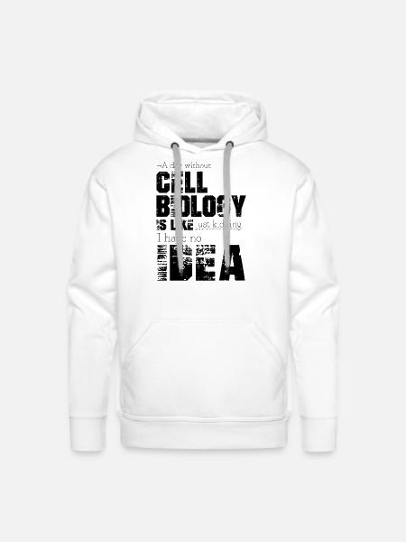 Cell biology - Men's Premium Hoodie - white