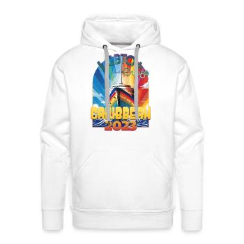 Caribbean 2023 - Men's Premium Hoodie - white - Front - Liam (192cm)