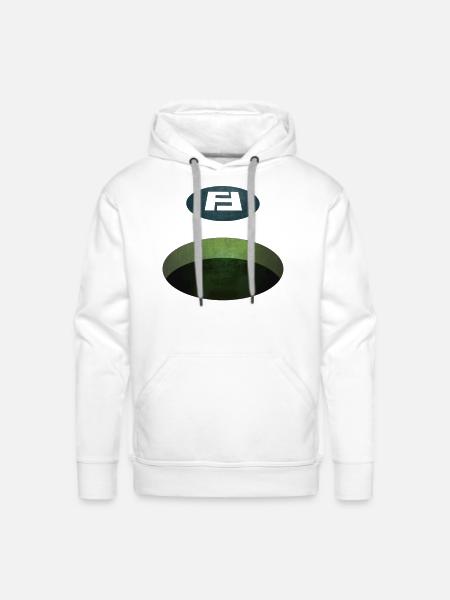 HF5 Hazard - Men's Premium Hoodie - white