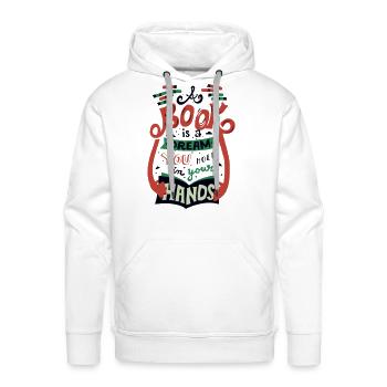book is a dream - Men's Premium Hoodie - white - Front - Liam (192cm)