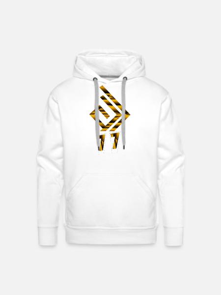 golden retriever - Men's Premium Hoodie - white