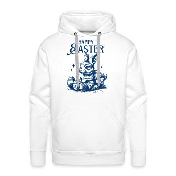 Happy Easter - Easter Bunny - Men's Premium Hoodie - white - Front - Liam (192cm)