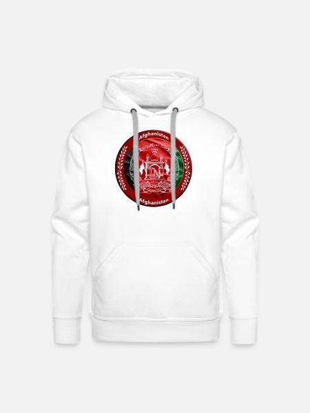 Afghanistan - Men's Premium Hoodie - white