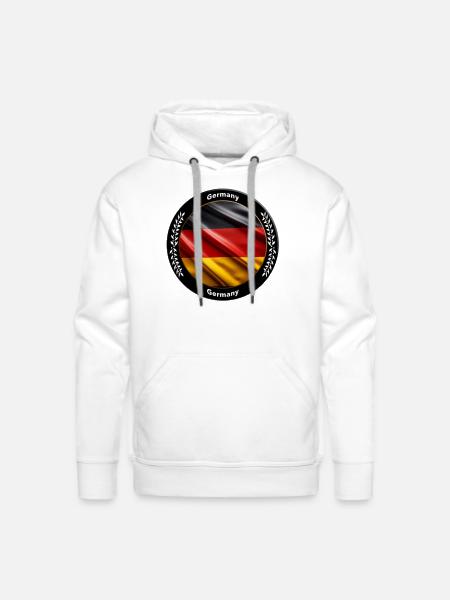 Germany - Men's Premium Hoodie - white