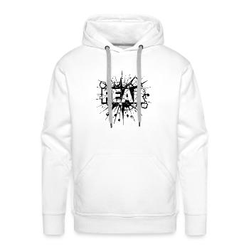 Fear Is A Liar - Men's Premium Hoodie - white - Front - Liam (192cm)