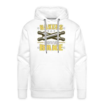 Bakers Gonna Bake Baking - Men's Premium Hoodie - white - Front - Liam (192cm)