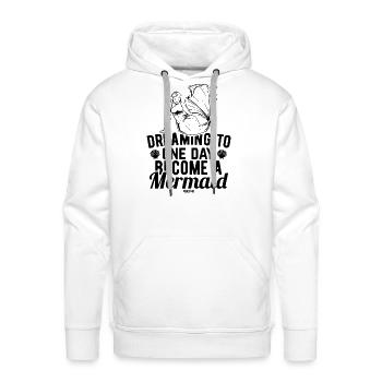 Mermaid - Men's Premium Hoodie - white - Front - Liam (192cm)