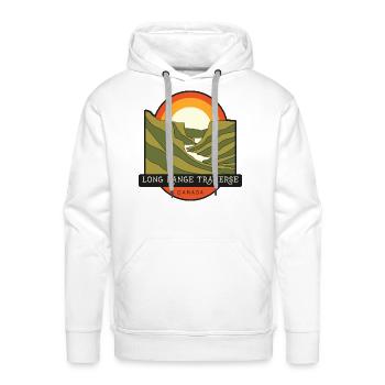 Long Range Traverse – Canada - Men's Premium Hoodie - white - Front - Liam (192cm)