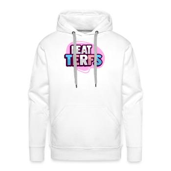 No Terfs Transfeminism Trans Person - Men's Premium Hoodie - white - Front - Liam (192cm)
