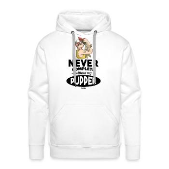 Funny Dog award for women - Men's Premium Hoodie - white - Front - Liam (192cm)