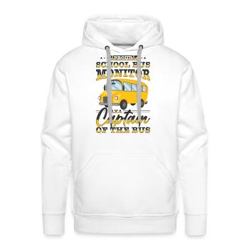 School Bus Monitor Bus Aide Attendant Student - Men's Premium Hoodie - white - Front - Liam (192cm)