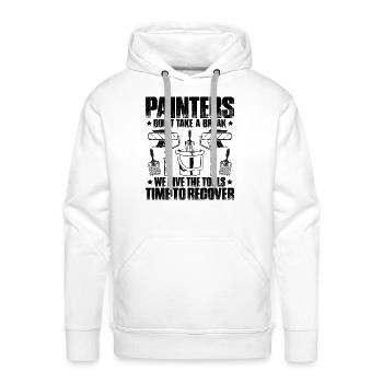 Painter Decorator House Painter - Men's Premium Hoodie - white - Front - Liam (192cm)