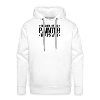 Painter Decorator House Painter - Men's Premium Hoodie - white - Front - Liam (192cm)