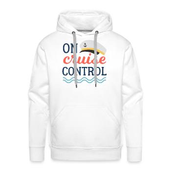 On Cruise Control - Men's Premium Hoodie - white - Front - Liam (192cm)