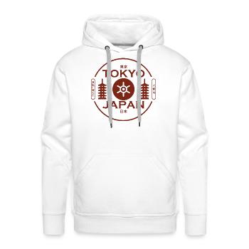 Tokyo Japan Vibrant Metropolis - Men's Premium Hoodie - white - Front - Liam (192cm)