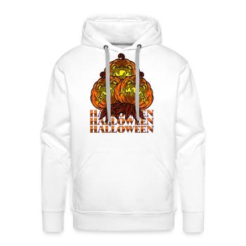 Halloween Halloween Halloween - Men's Premium Hoodie - white - Front - Liam (192cm)