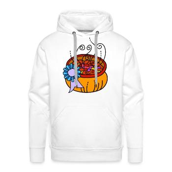 Award Winning Chili - Men's Premium Hoodie - white - Front - Liam (192cm)