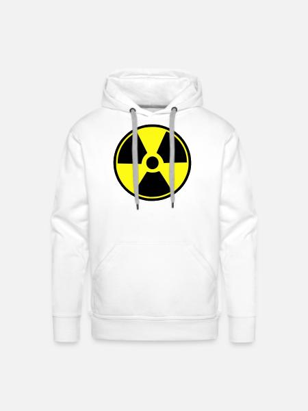 radioactive - Men's Premium Hoodie - white