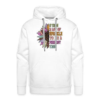 It time a lot of sparkle to be a pharmacy tech - Men's Premium Hoodie - white - Front - Liam (192cm)
