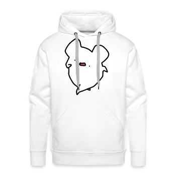 Running Bread - Men's Premium Hoodie - white - Front - Liam (192cm)
