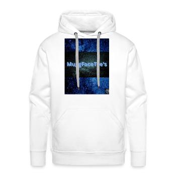 Cosmic Speckle MugFace Tee Logo - Men's Premium Hoodie - white - Front - Liam (192cm)