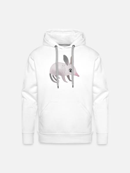Hand drawn baby Bilby - Men's Premium Hoodie - white