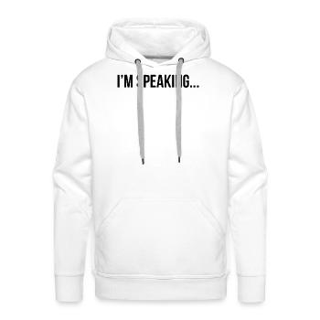 I m Speaking - Men's Premium Hoodie - white - Front - Liam (192cm)