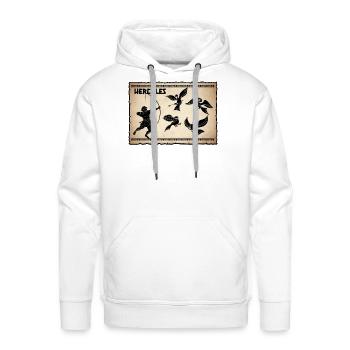 Greek Mythology Gifts Greece Mythology Art Birds H - Men's Premium Hoodie - white - Front - Liam (192cm)