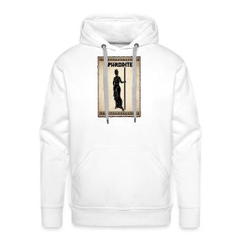 Greek Mythology Gifts Greece Mythology Art Greek G - Men's Premium Hoodie - white - Front - Liam (192cm)