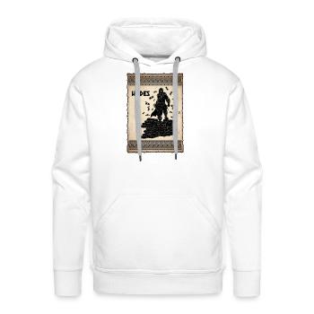 Greek Mythology Gifts Greece Mythology Art Greek H - Men's Premium Hoodie - white - Front - Liam (192cm)