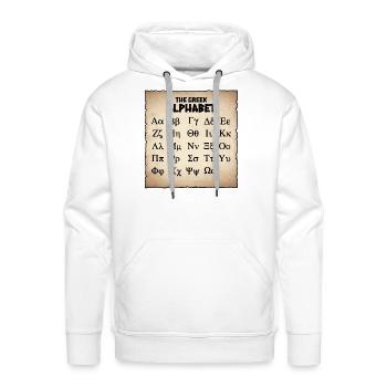 Greek Mythology Gifts Greece Mythology Art Greek A - Men's Premium Hoodie - white - Front - Liam (192cm)
