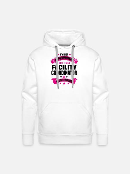 Facility Coordinator - Men's Premium Hoodie - white