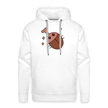 Shiny Stag Beetle - Men's Premium Hoodie - white - Front - Liam (192cm)