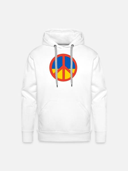 ukraine - Men's Premium Hoodie - white