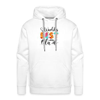 World s Best Dad - Men's Premium Hoodie - white - Front - Liam (192cm)