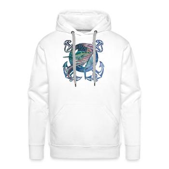 American Billfish - Men's Premium Hoodie - white - Front - Liam (192cm)