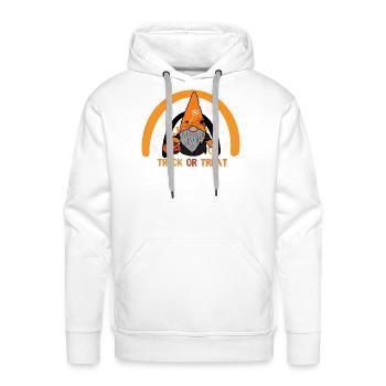 Trick or treat - Men's Premium Hoodie - white - Front - Liam (192cm)