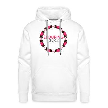 Enduring Bliss - Men's Premium Hoodie - white - Front - Liam (192cm)